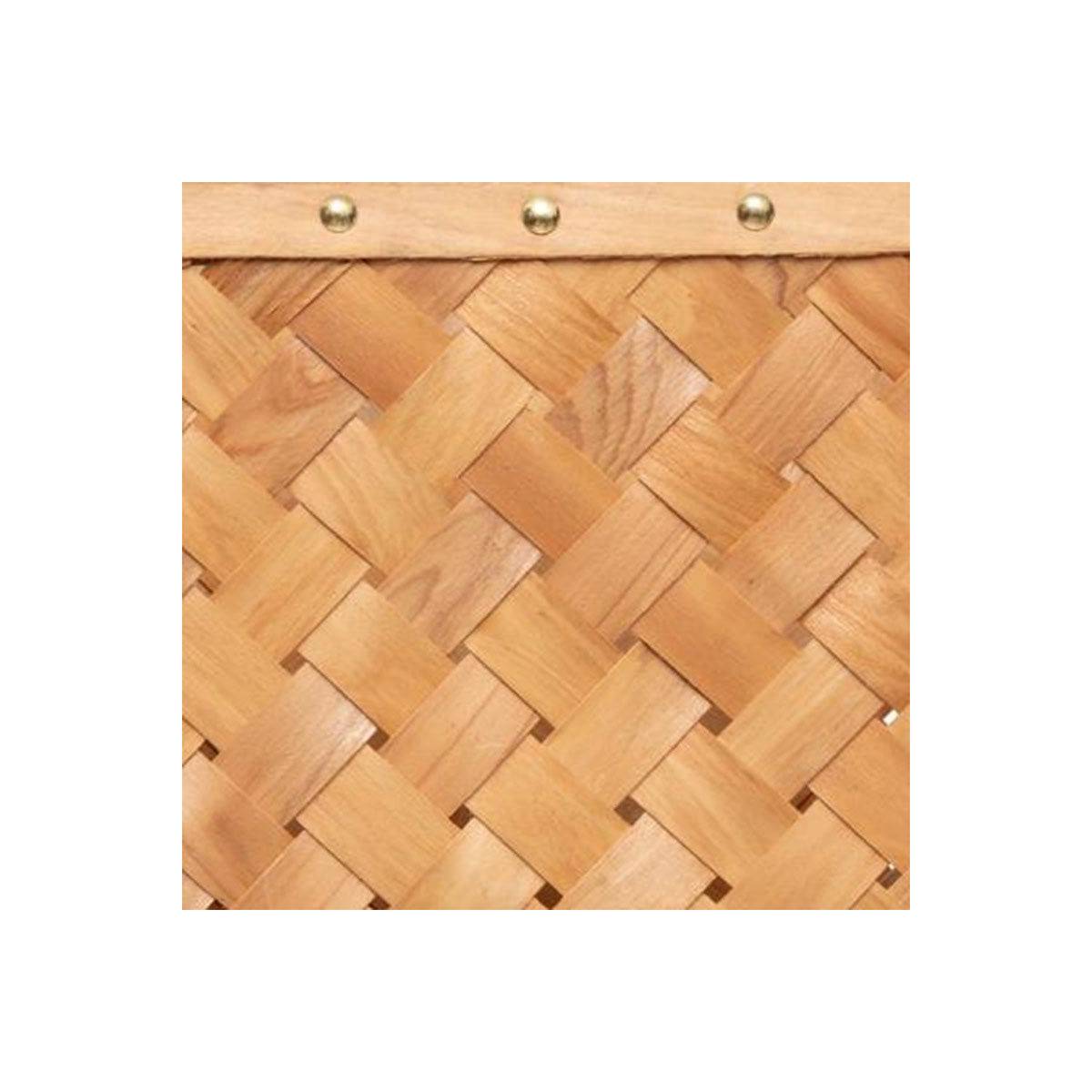 Set de 3 Paniers de rangement rectangle en Bois Clair - Image 8