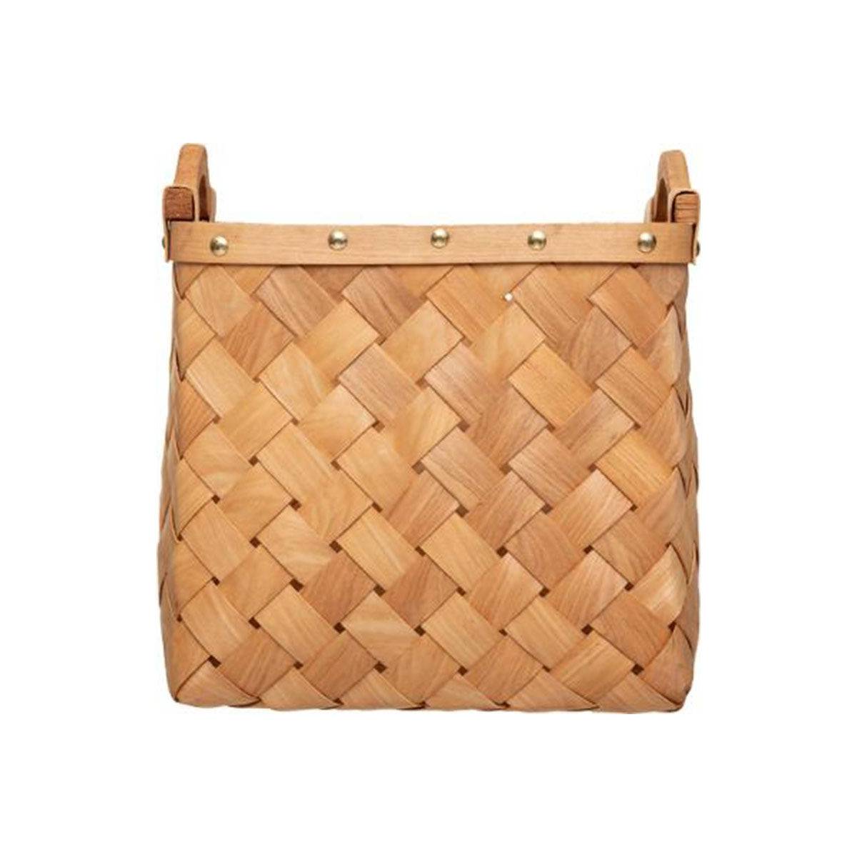 Set de 3 Paniers de rangement rectangle en Bois Clair - Image 7