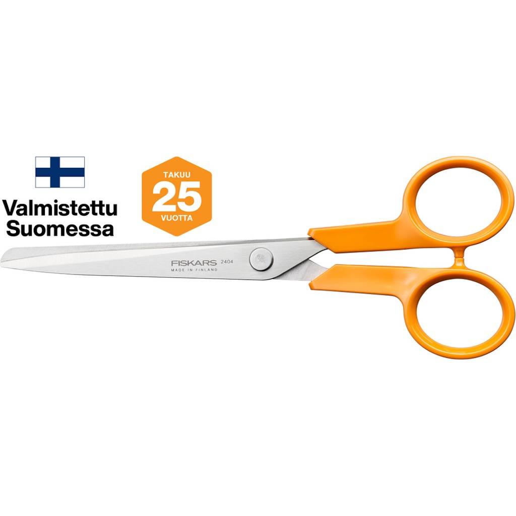 Fiskars - Petits ciseaux universels - Classic 16 cm ambidextres - coupe papier et tissu - Image 1