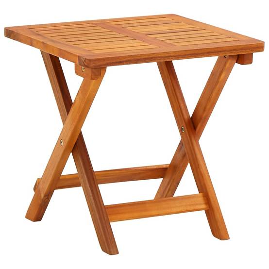 Lot 2 Lits de Soleil Bois Acacia Table Basse Piscine Noir – ComfortXL Outdoor Living - Image 9