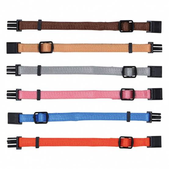 Trixie - Trixie - 6 colliers S-M 17 à 25 cm x 10 mm pour chiot. assortiment de couleurs - Image 2