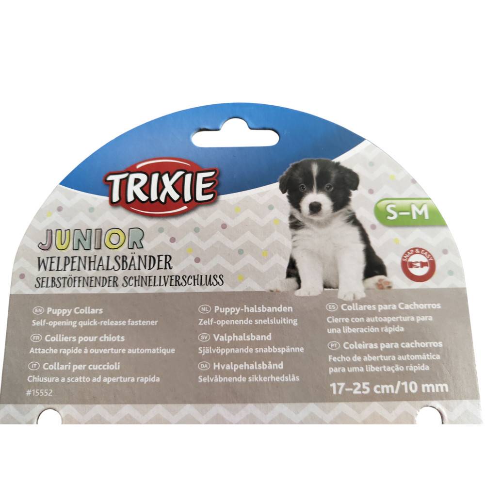 Trixie - Trixie - 6 colliers  S-M  17 à 25 cm x 10 mm pour chiot. assortiment de couleurs - Image 4