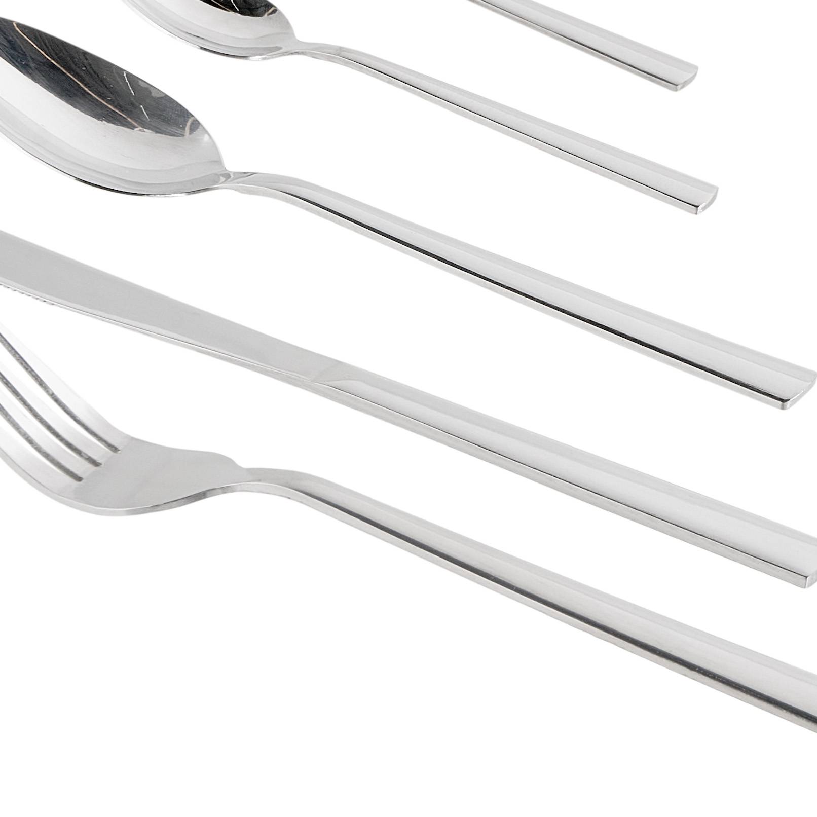Beliani - Ensemble de couverts Acier inox Argenté PENNE - 4x22x1- Beliani - Image 4