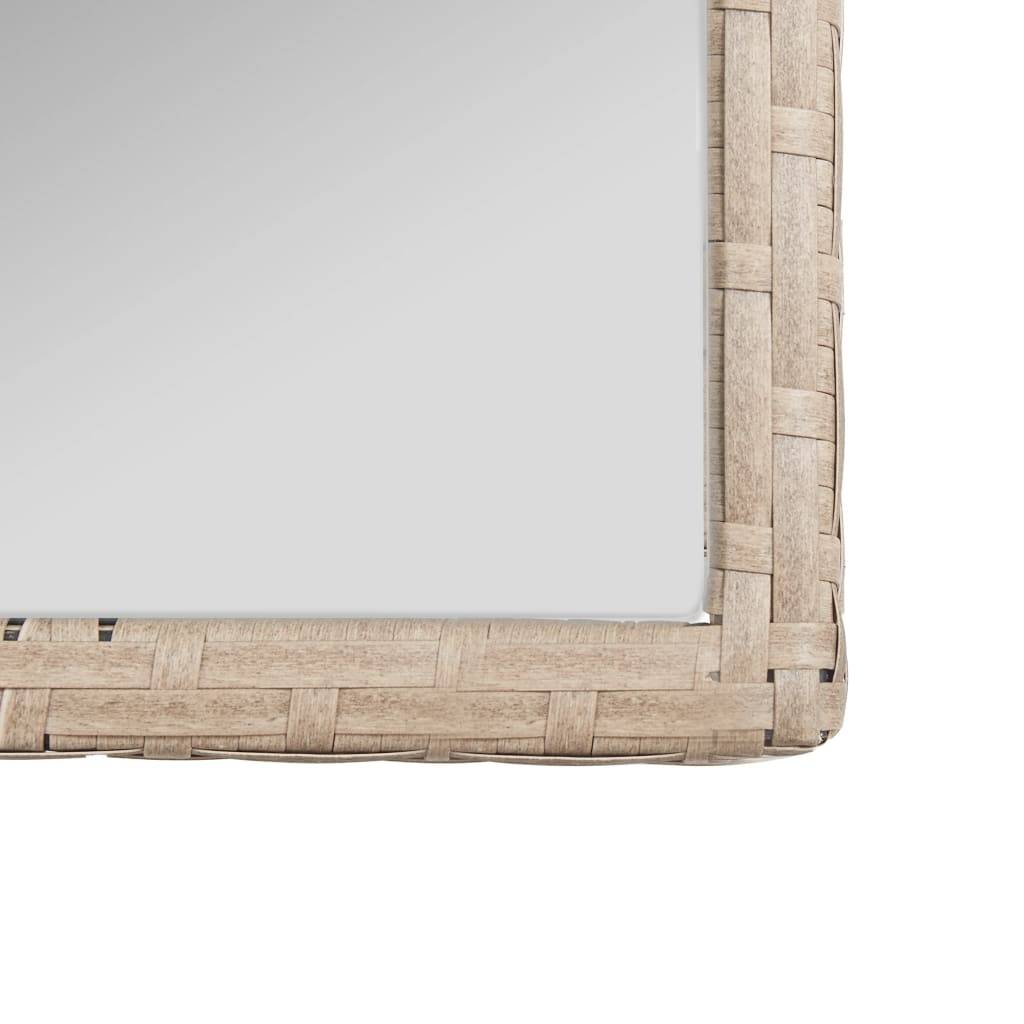 Vidaxl - Salon de jardin 4 pcs avec coussins Résine tressée Beige vidaXL 46436 - Image 4