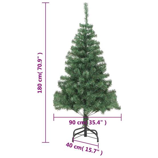 Sapin De Noël - Arbre de Noël artificiel avec support 180 cm 564 branches - Image 7
