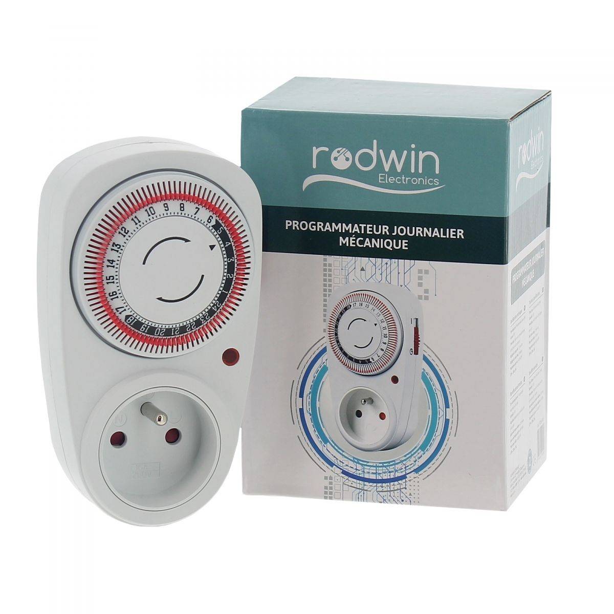 Programmateur journalier mécanique - RODWIN Electronics - Gamm vert