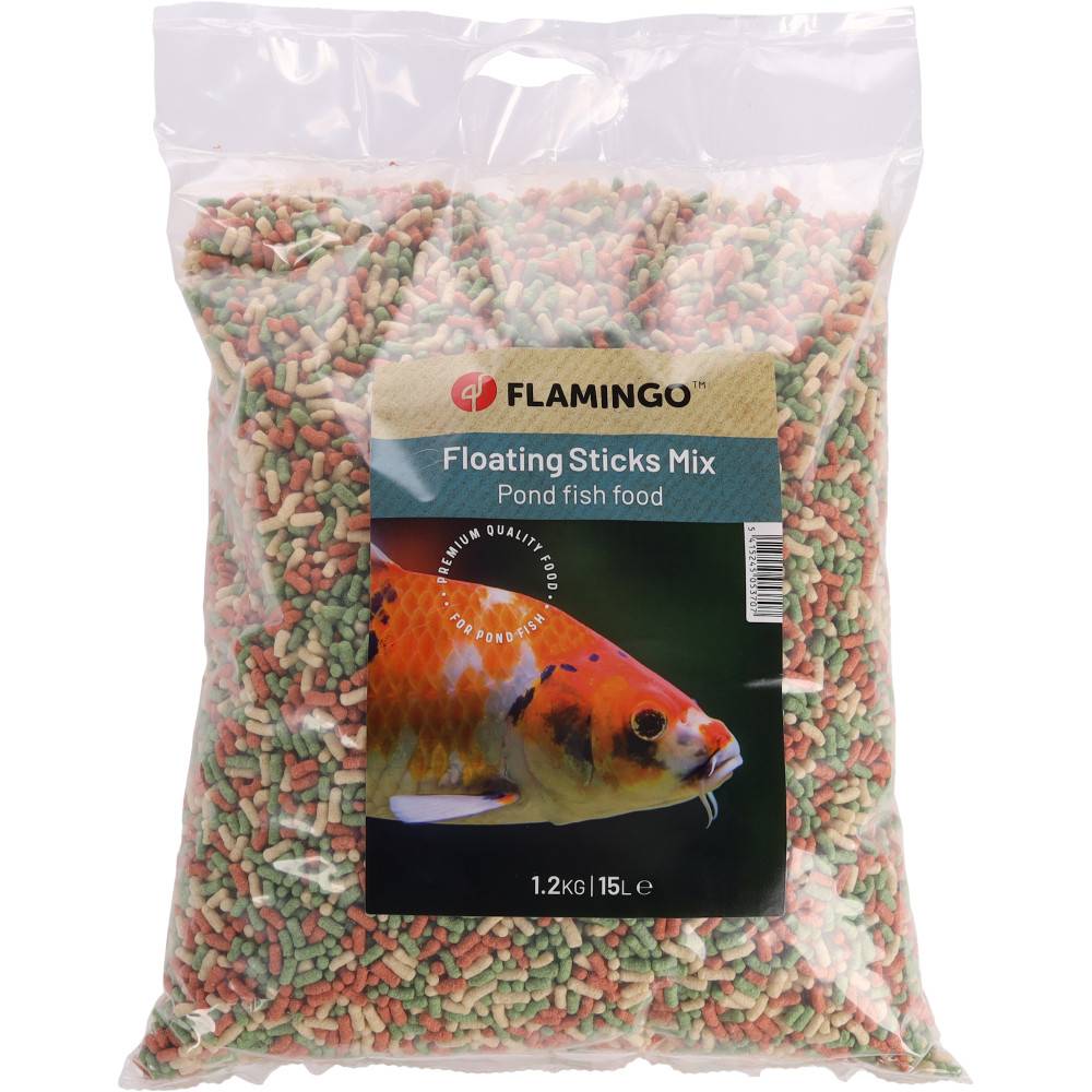 Nourriture poisson d'étang, STICKS 15 litres, - 1,2 KG - Image 1