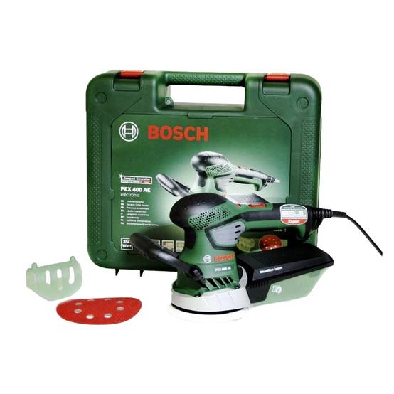 Bosch - Ponceuse excentrique PEX 400 AE - 350W - BOSCH - avec accessoires - coffret - 06033A4000 - Image 1