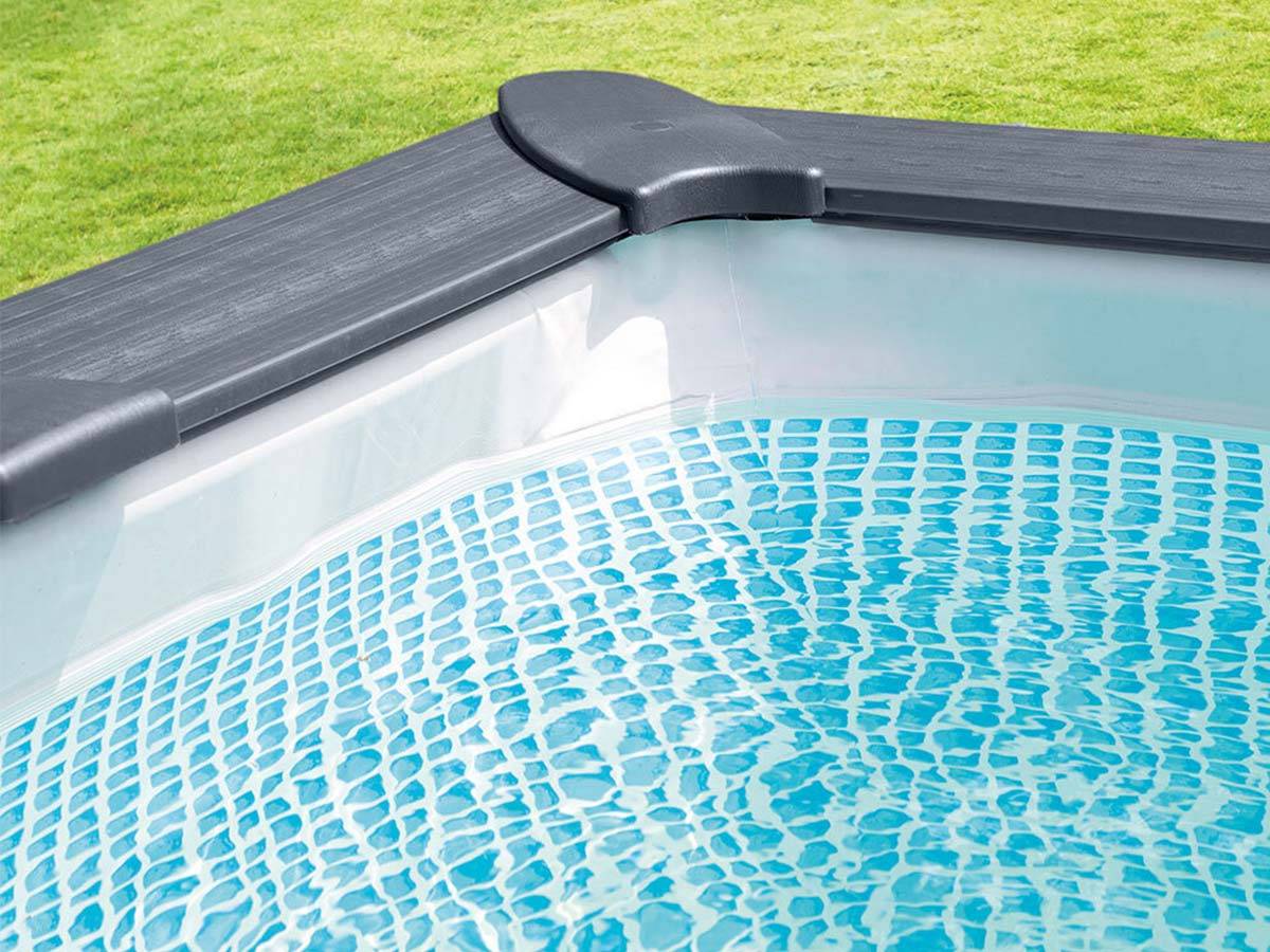 Piscine tubulaire Graphite rectangulaire 4,00 x 3,00 x 1,24 m - Intex - Image 7