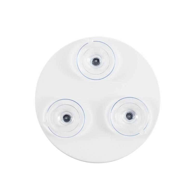 Yoghi - Mini M - Miroir Grossissant 10x à Ventouses - Métal Chromé - Diamètre 15 Cm - Fixation Murale Universelle - Image 2