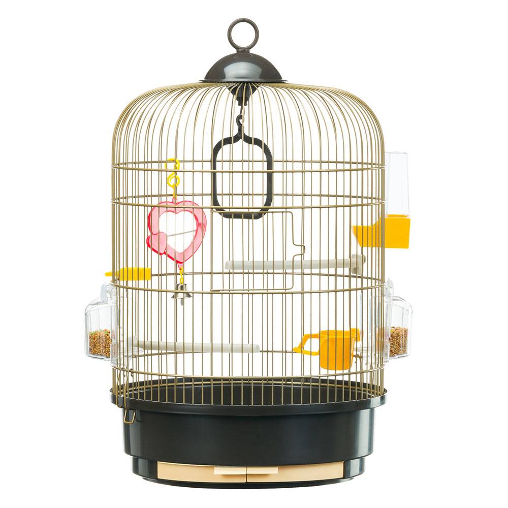 Ferplast - Ferplast Cage à Oiseaux REGINA Cage pour Oiseaux, Canaris, Perruches Ondulées, en Métal, Accessoires inclus Mangeoires rotatives Perchoirs, 32,5 x - Image 1