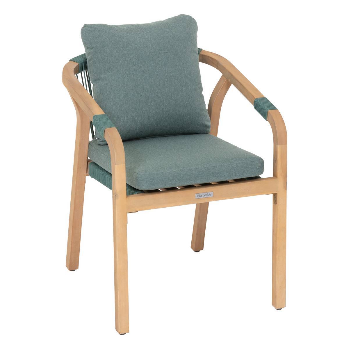 Hesperide - Fauteuil de jardin "Papouasie" vert olive en acacia Hespéride - Image 2