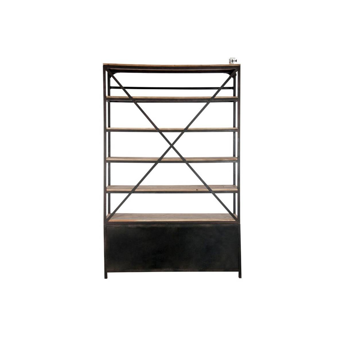 Etagère 4 Niveaux "Echelle" 243cm Naturel & Noir - Image 4