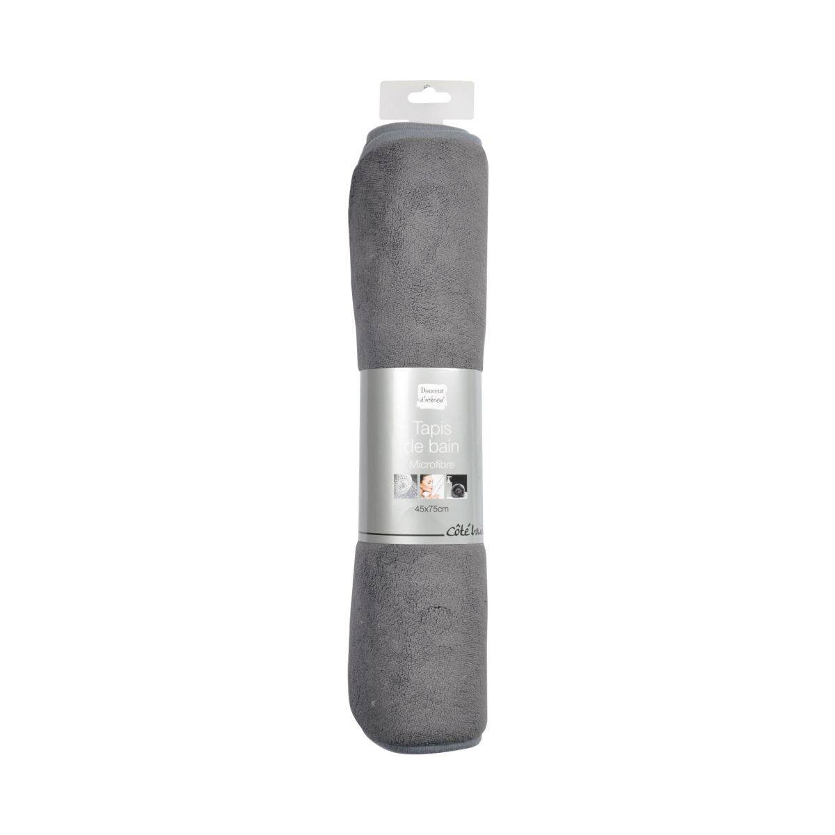 Tapis de Bain Microfibre "Vitamine II" 45x75cm Anthracite - Image 3
