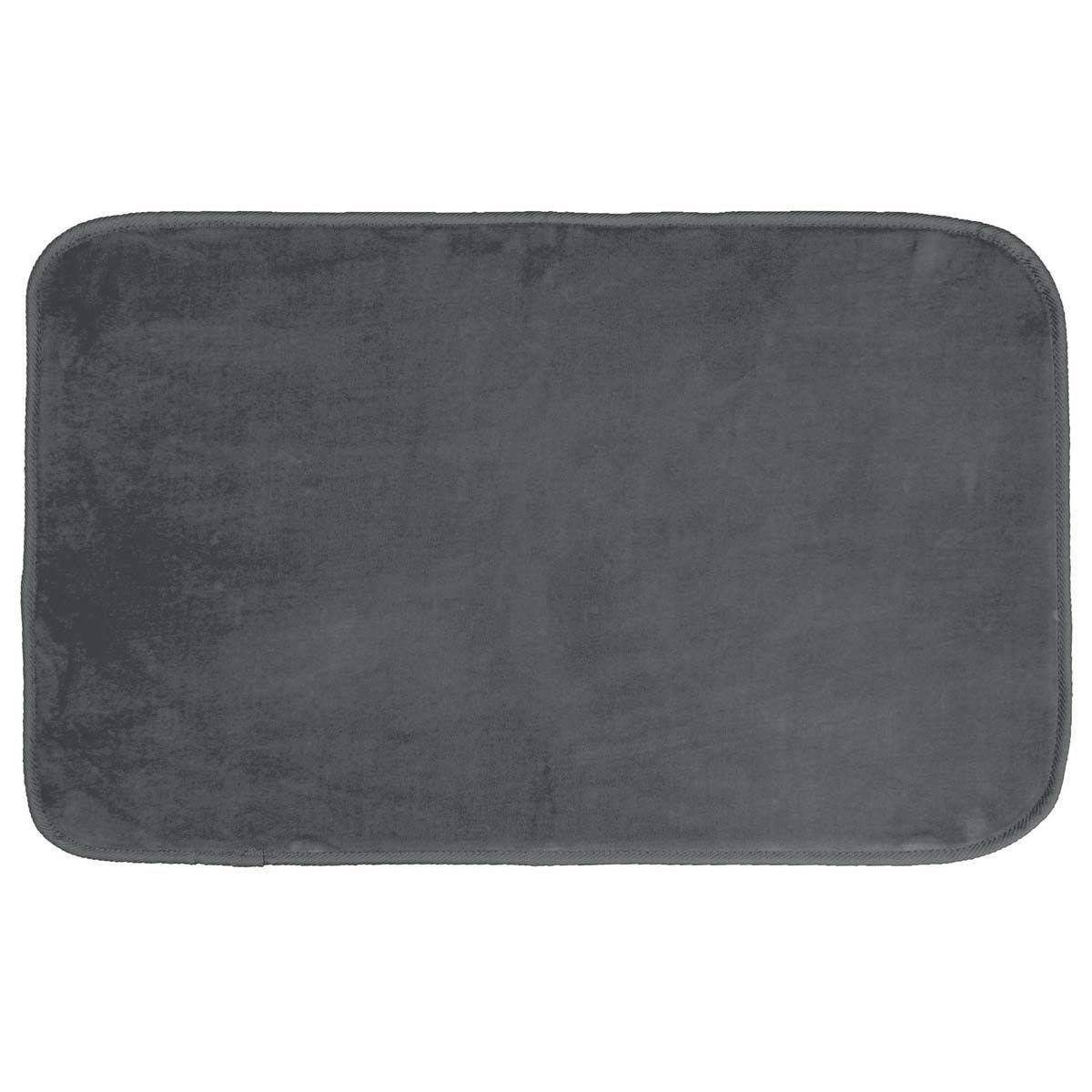 Tapis de Bain Microfibre "Vitamine II" 45x75cm Anthracite - Image 2
