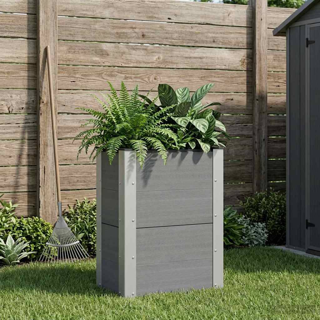 Prolenta Premium - Jardinière aluminium gris 50 x 30 x 72 cm - Prolenta premium p360.8 - Image 2