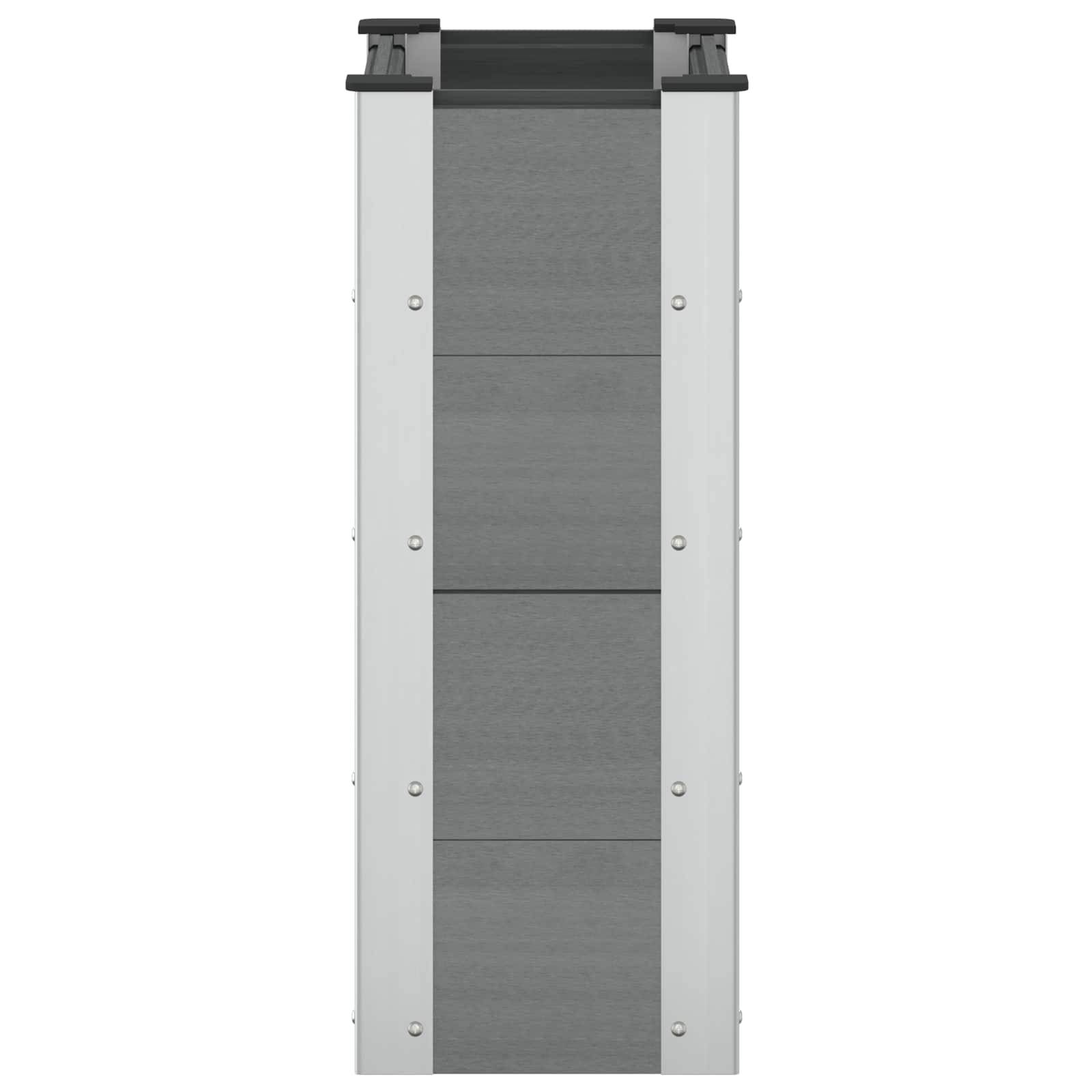Prolenta Premium - Jardinière aluminium gris 50 x 30 x 72 cm - Prolenta premium p360.8 - Image 4