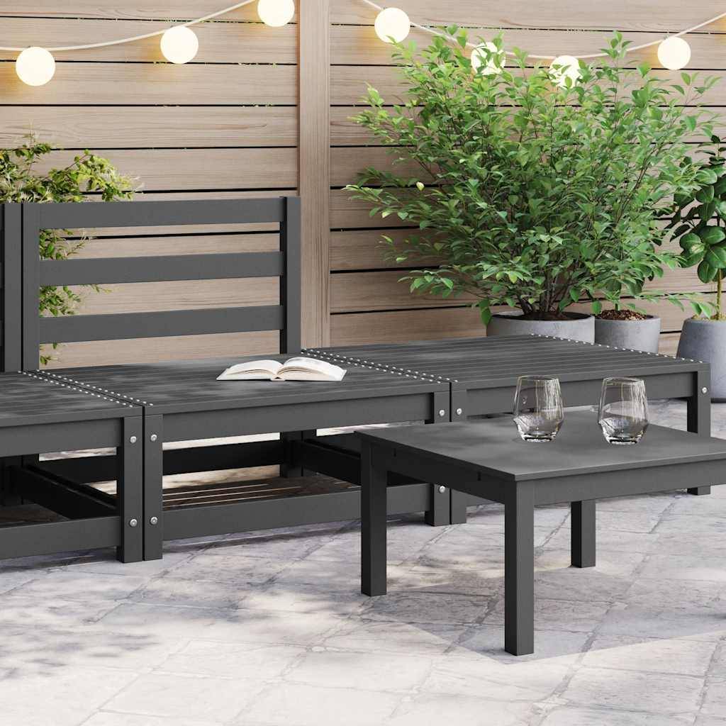 Vidaxl - Salon de jardin 2 pcs gris bois de pin massif vidaXL 805697 - Image 1