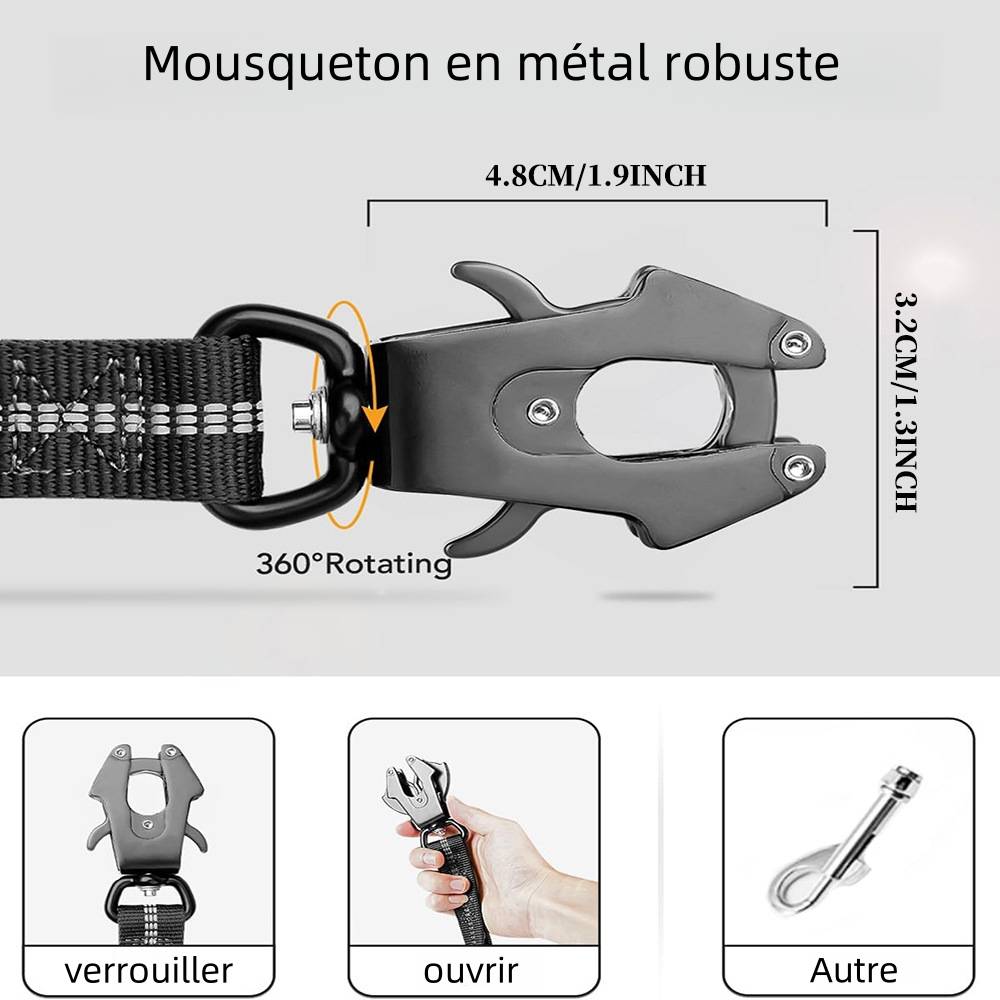 Laisse pour chien multi fonctionnelle - IntiMeg - Image 5