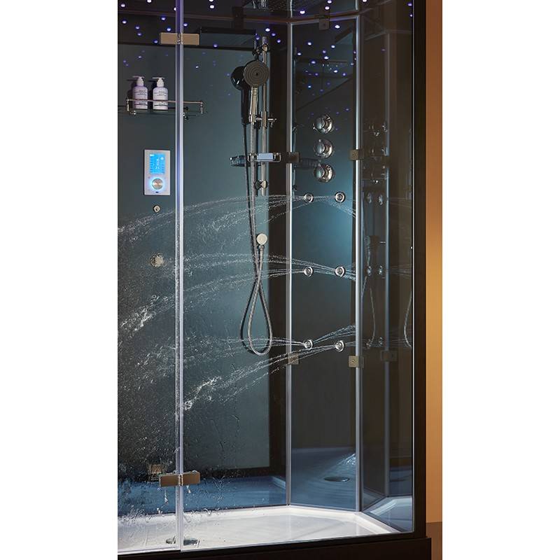 Cabine douche hammam XDUAL 160 BLUE Archipel® - 160x90 cm - Image 7