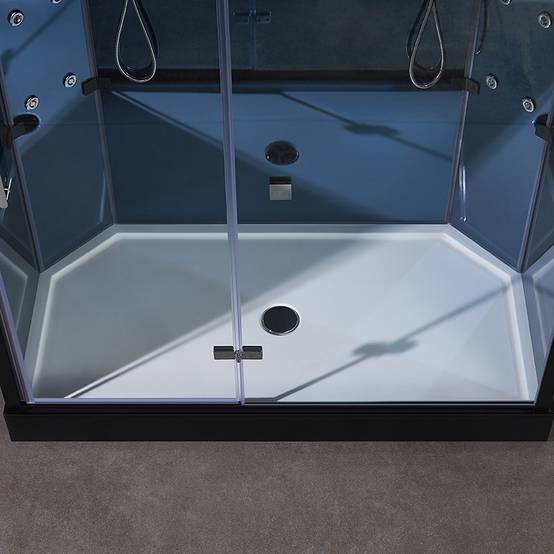 Cabine douche hammam XDUAL 160 BLUE Archipel® - 160x90 cm - Image 6