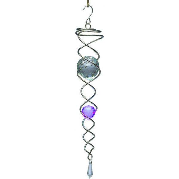 Mobile à vent design Crystal Tail Spin-Art Spinners - Image 1