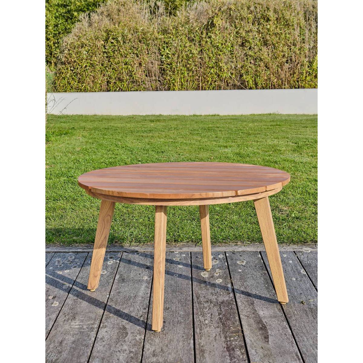 Dcb Garden - Salon de Jardin 5 Places "Palmas" 188cm Naturel & Gris - Image 6