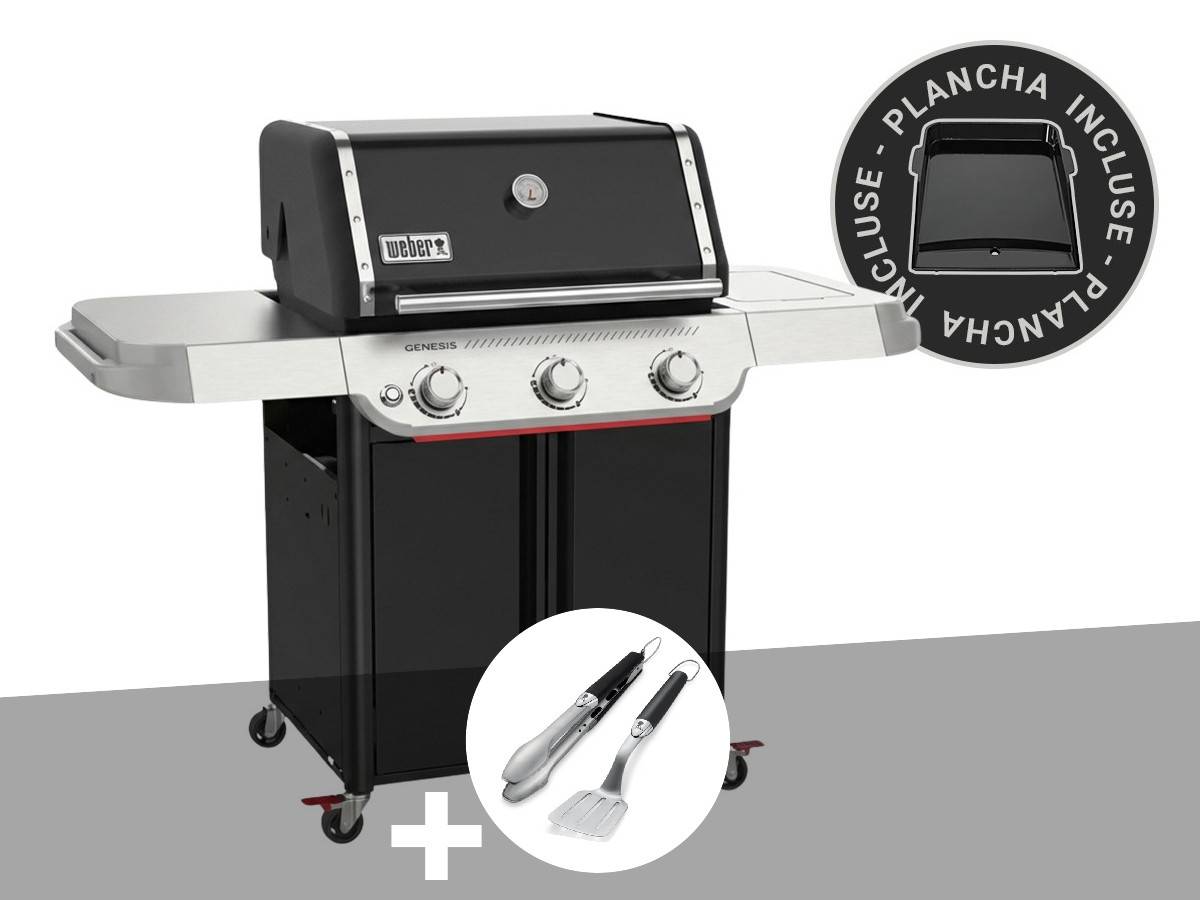 Weber - Barbecue à gaz Genesis E-315W Plancha + Kit ustensiles Premium 2 pièces - Weber - Image 1