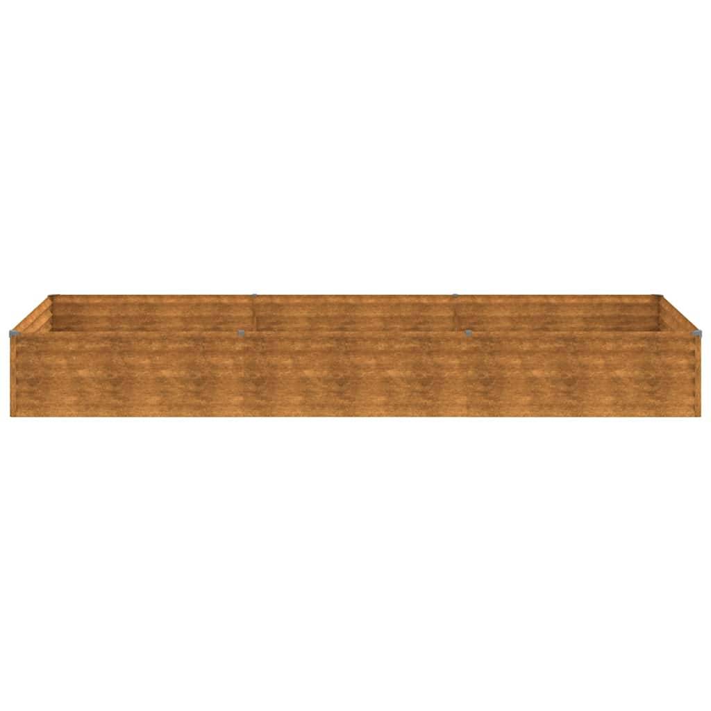 Vidaxl - Lit surélevé de jardin 291x100x36 cm acier corten vidaXL 151995 - Image 9