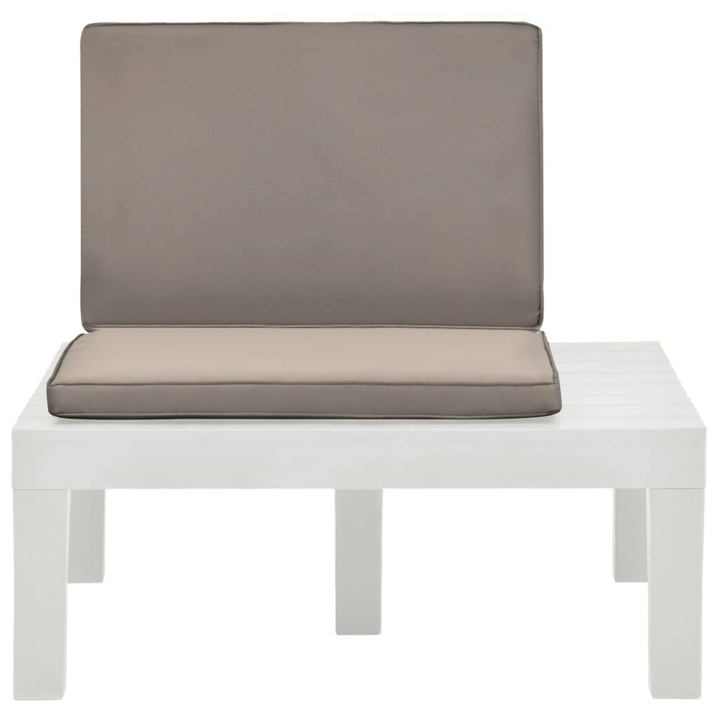 ComfortXL - Lot de 4 Chaises Salon de Jardin Plastique Résistant avec Coussins Assise et Dossier Inclus Blanc – ComfortXL Outdoor Living - Image 3