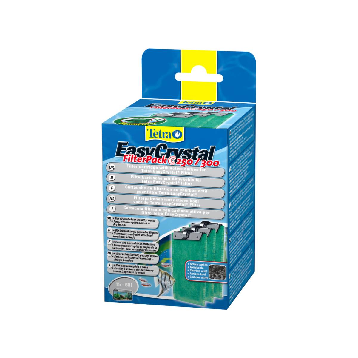 Tetra - Cartouche de filtration au charbon Tetra filterpack charbon 250/300