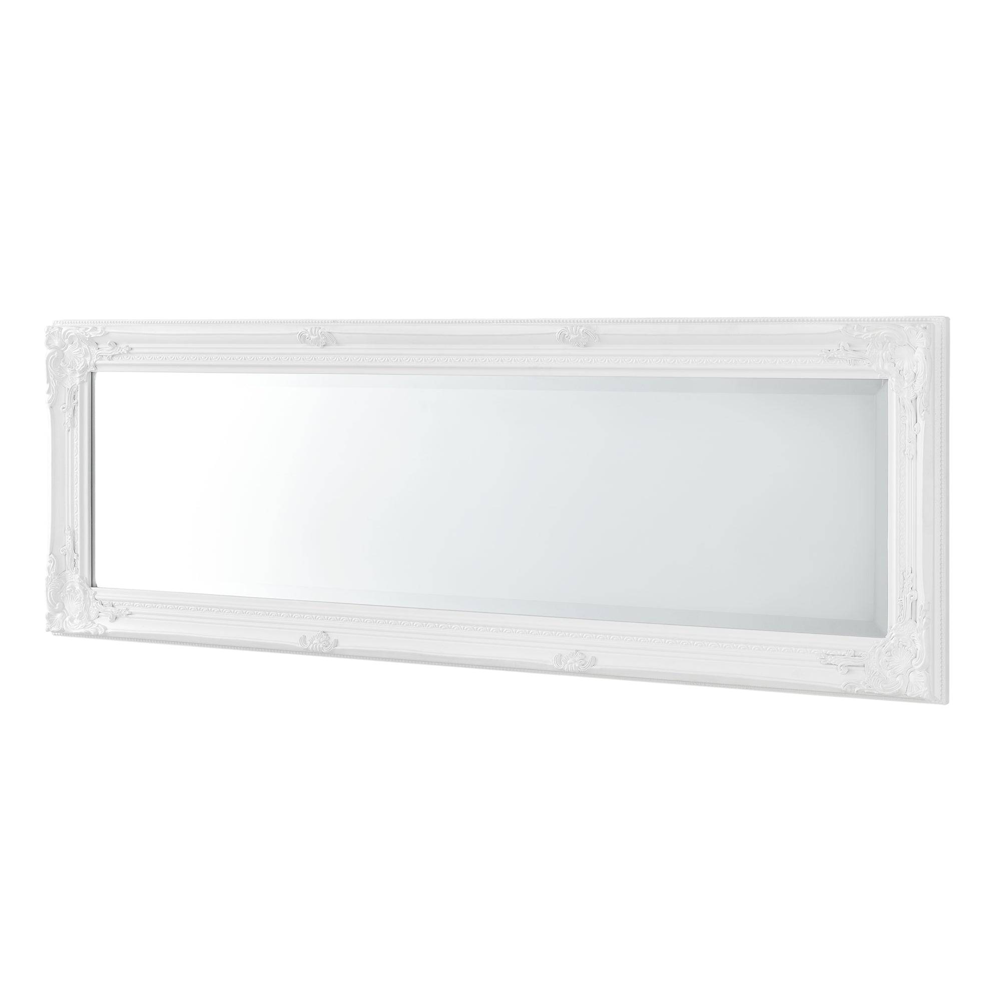 Helloshop26 - Miroir mural 132 x 42 x 3,5 cm blanc - Image 2