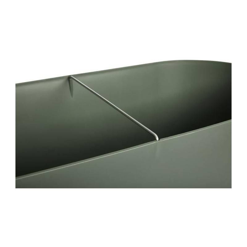 Elho - Planteur Ovale Greenville - Plastique - Avec Roulettes - ø60 - Leaf Green - Image 4