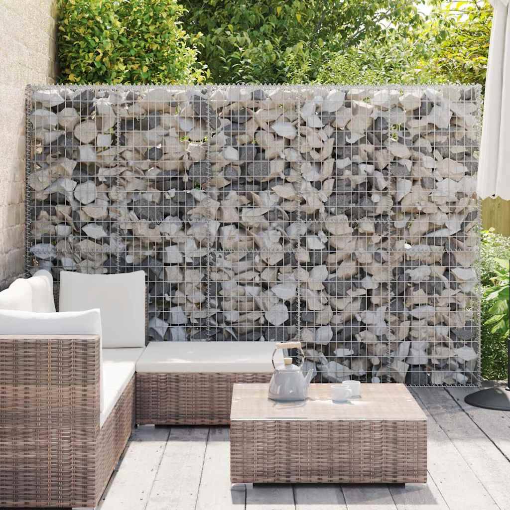 Mur en gabion | Panier de gabion avec couvercles Acier galvanisé 300x30x200 cm - Image 3