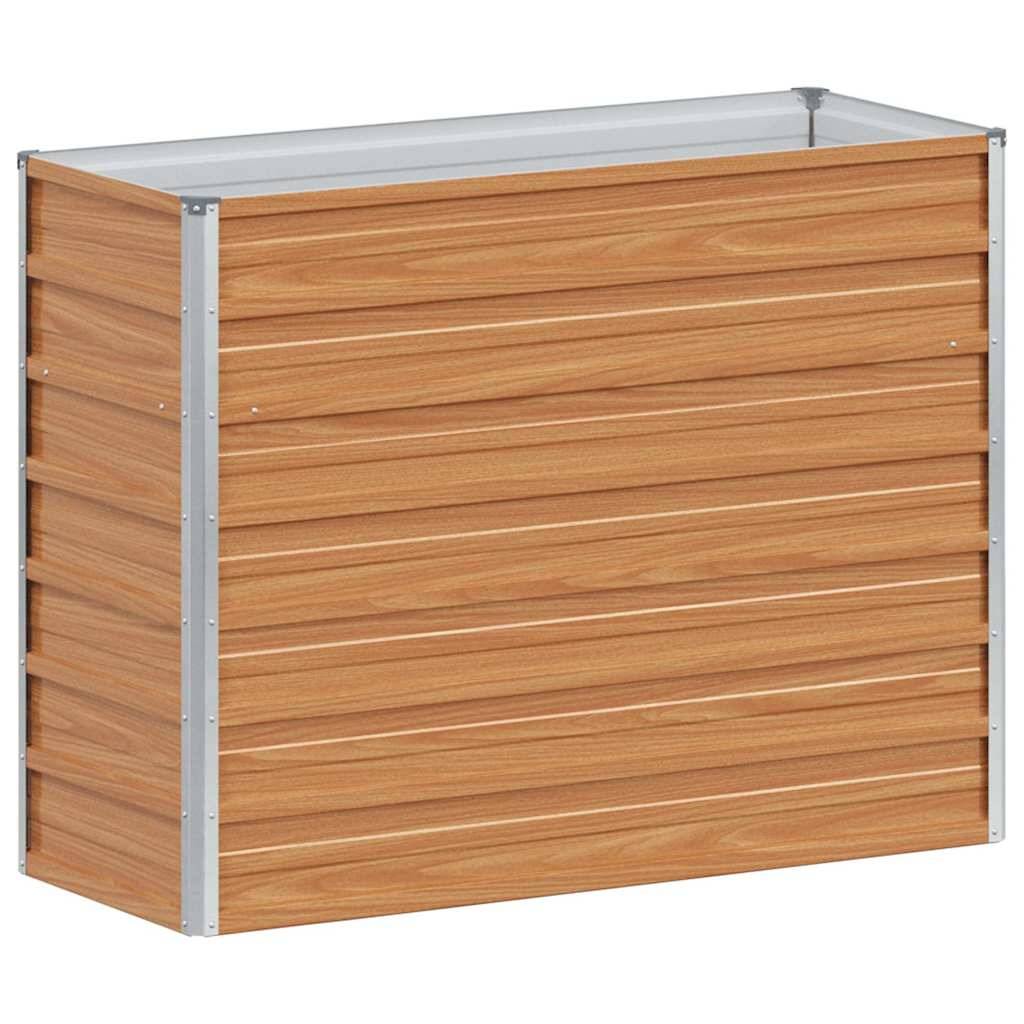 Prolenta Premium - Jardinière acier marron 100 x 40 x 77 cm - Prolenta premium p324.9 - Image 2