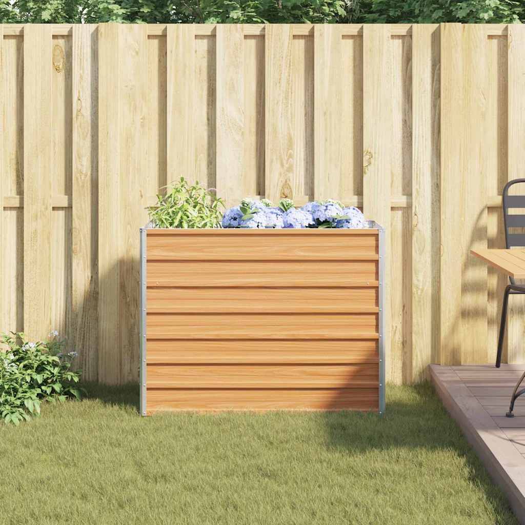 Prolenta Premium - Jardinière acier marron  100 x 40 x 77 cm  - Prolenta premium p324.9 - Image 4
