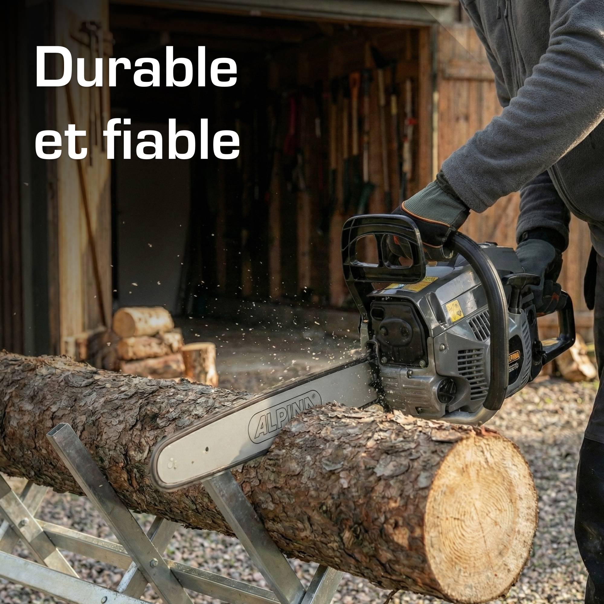 Alpina - Tronçonneuse ACS 46 (18"), Moteur à Essence 45cm³ (1,8kW), Guide-chaîne 45cm - ALPINA - Image 6