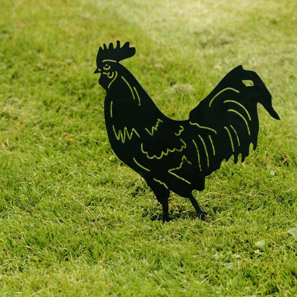 Silhouette animal en métal Garden Coq Wildlife Garden - Image 2