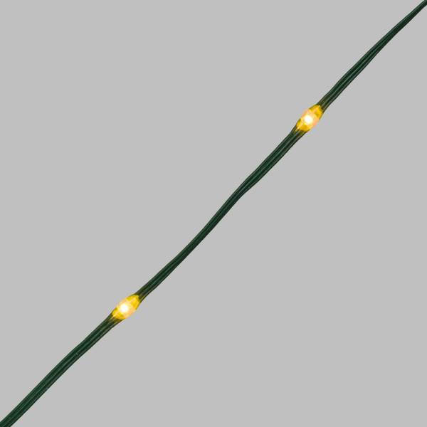 Lotti - Guirlande lumineuse gouttes 45m 600 LED haute luminosité ambré 8 animations câble vert IP44 Lotti - Image 4