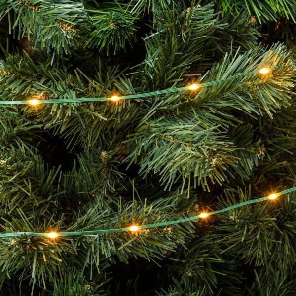 Lotti - Guirlande lumineuse gouttes 45m 600 LED haute luminosité ambré 8 animations câble vert IP44 Lotti - Image 5
