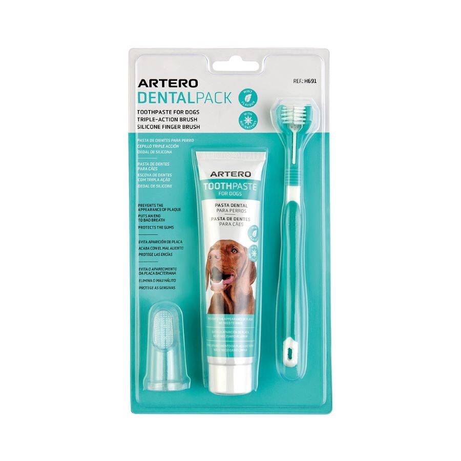 Artero Pack Hygiène Dentaire Chiens. Set complet d'hygiène dentaire pour chiens. - Image 1