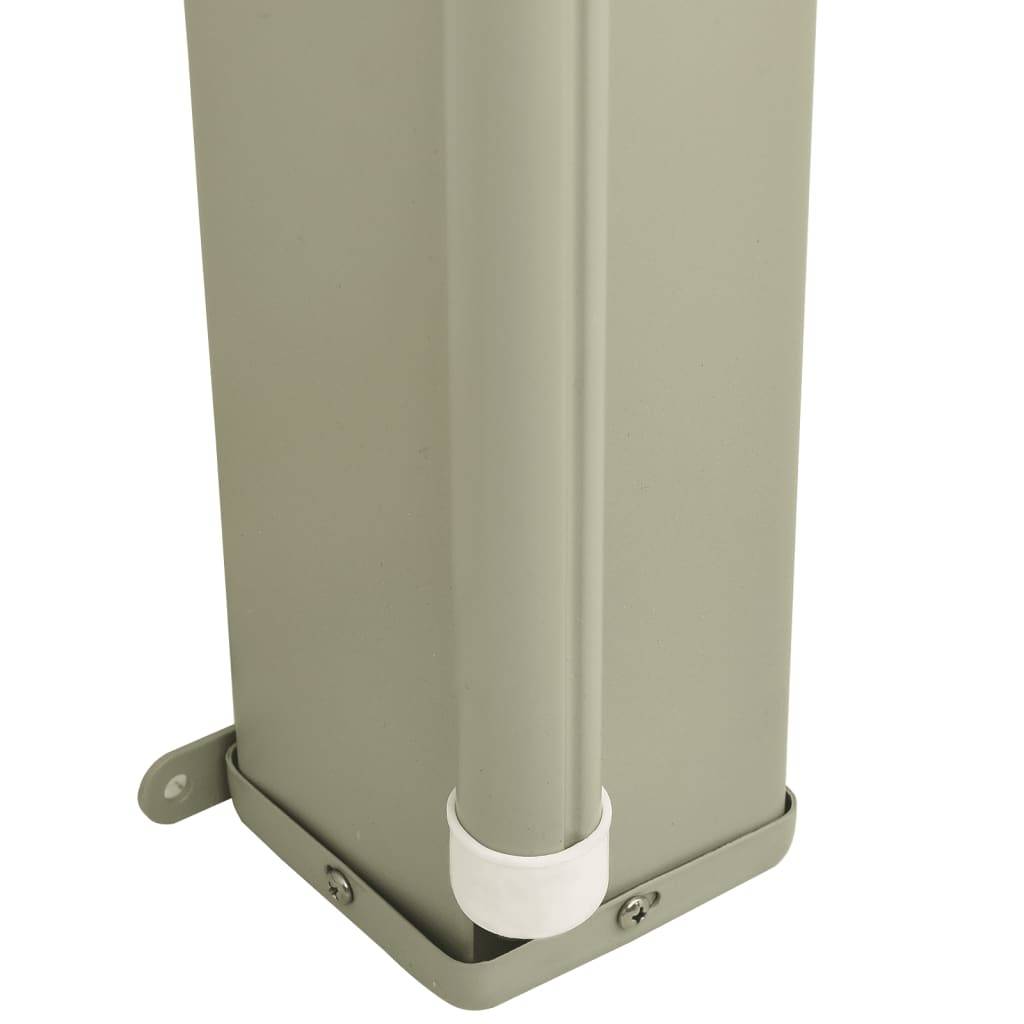Helloshop26 - Auvent paravent store brise-vue latéral rétractable de patio jardin terrasse balcon protection visuelle écran 160 x 300 cm crème - Image 4