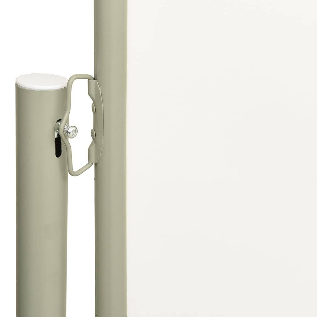 Helloshop26 - Auvent paravent store brise-vue latéral rétractable de patio jardin terrasse balcon protection visuelle écran 160 x 300 cm crème - Image 2