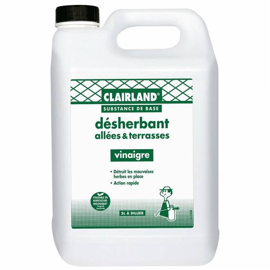 Algoflash - Désherbant Allées & Terrasses - Vinaigre - Concentré 5L