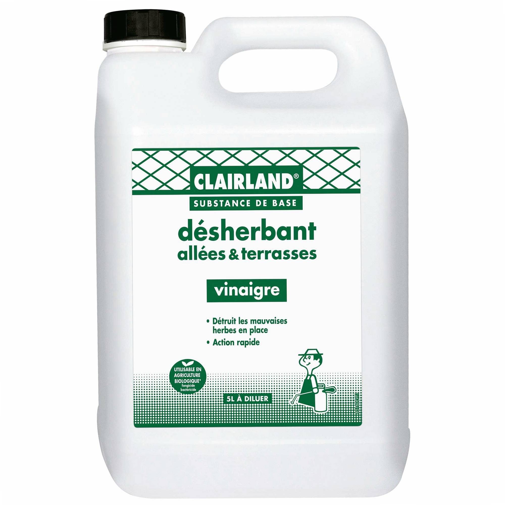 Algoflash - Désherbant Allées & Terrasses - Vinaigre - Concentré 5L