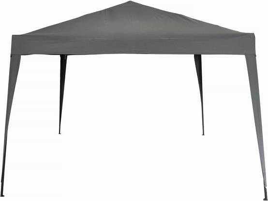 Tonnelle De Jardin Pliante "svetlana 3" - 9 M² - 3 X 3 M - Gris -habitat Et Jardin - Image 1