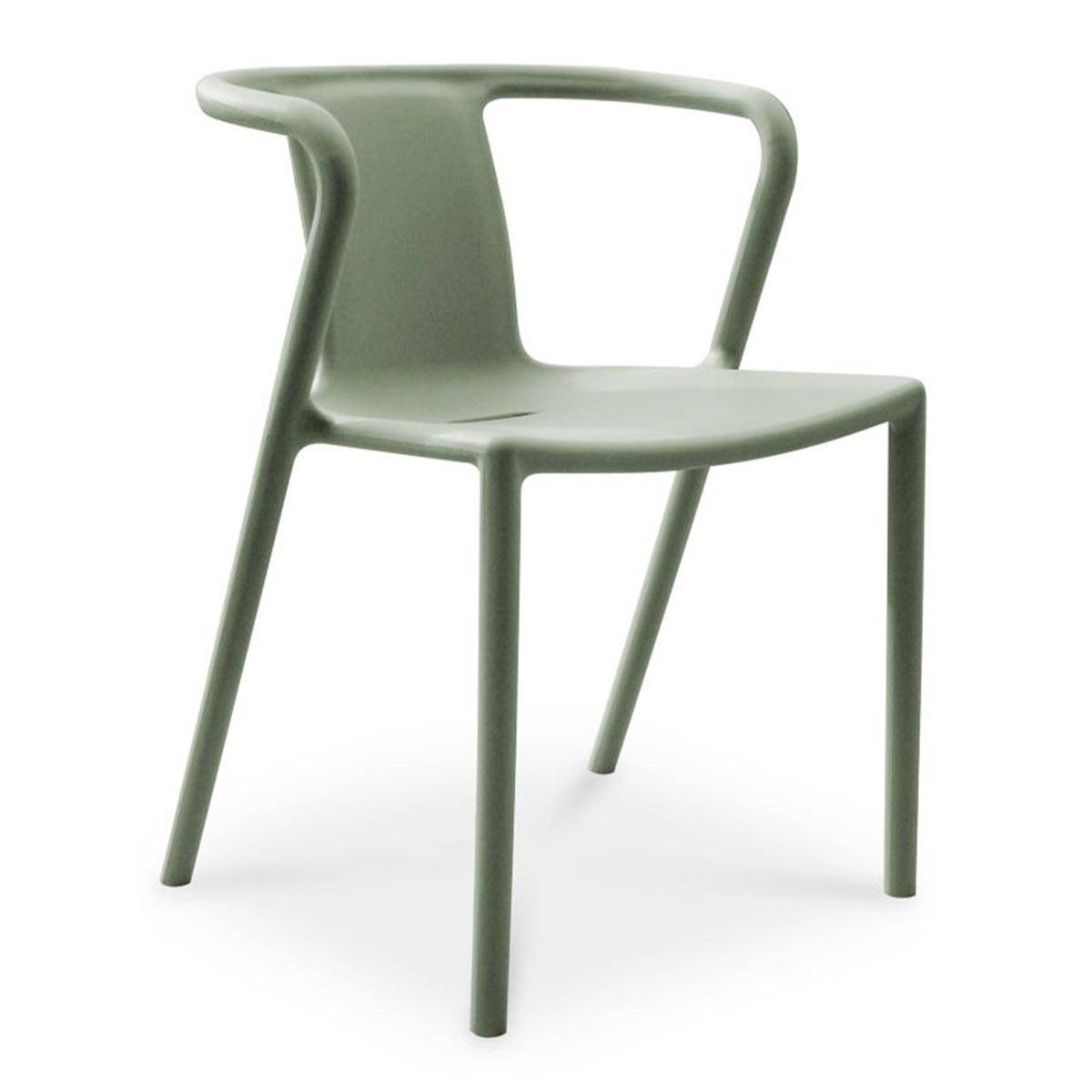 Paris Prix - Fauteuil de Jardin Empilable "Diego" 72cm Vert Olive