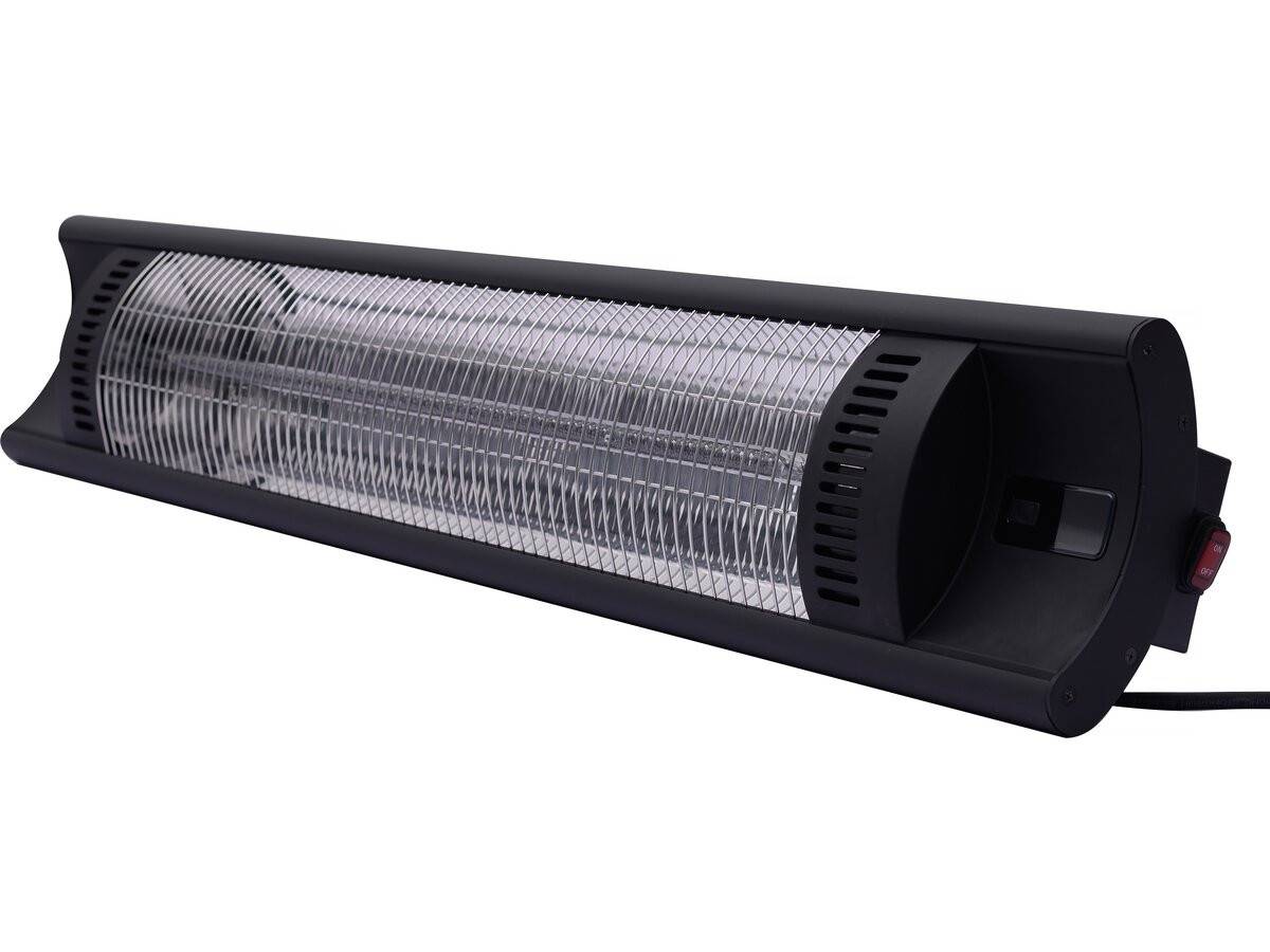 Chauffage électrique Radiant En Fibre De Carbone "bola" - 2000w - Noir -habitat Et Jardin - Image 4