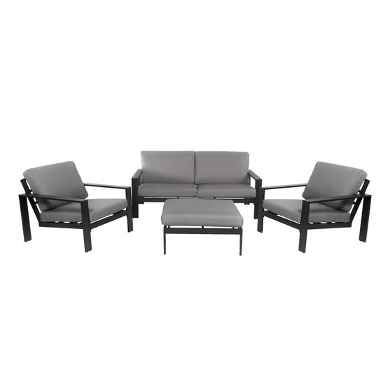 Home Deluxe - Salon de jardin aluminium HOME DELUXE RIO L - anthracite - Image 1