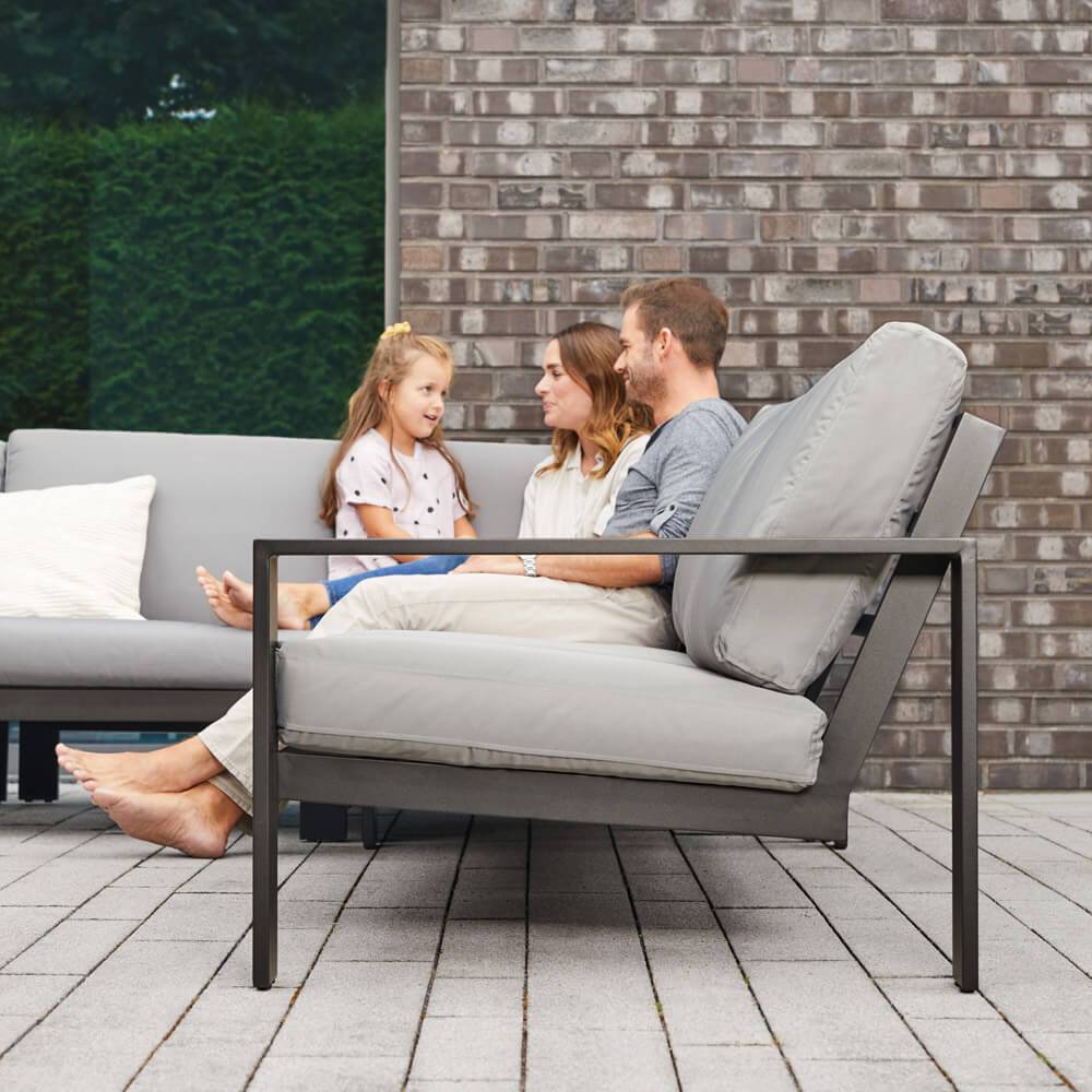 Home Deluxe - Salon de jardin aluminium HOME DELUXE RIO L - anthracite - Image 6
